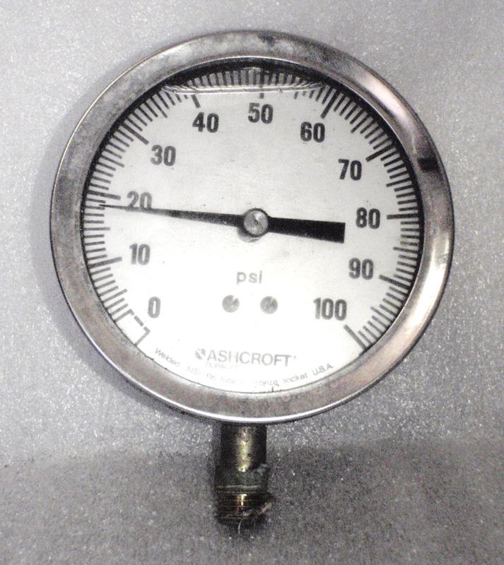 Ashcroft AISI 316 Vacuum Gauge Garden City Plastics